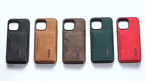 MagSafe Leather Wallet Case for iPhone – 2-in-1 Detachable Card Holder - Borcelle Tech