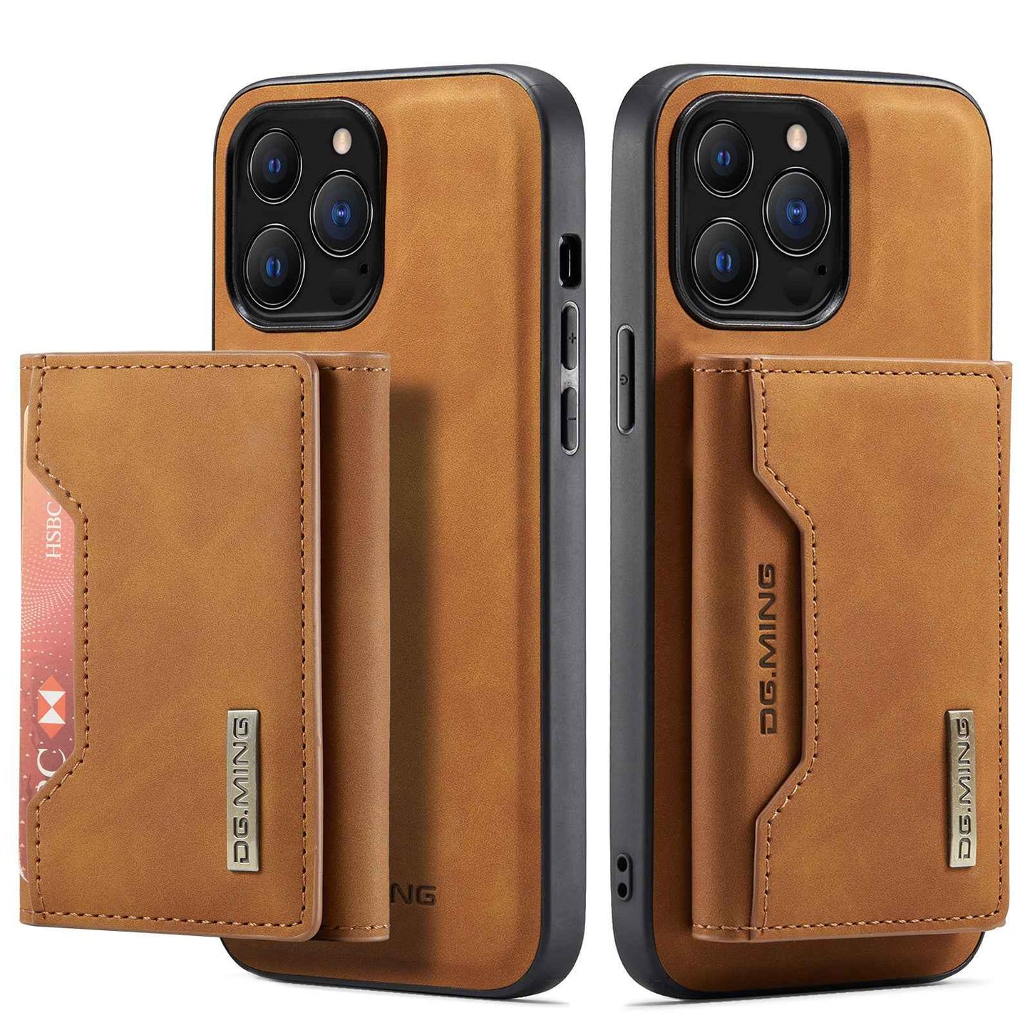 MagSafe Leather Wallet Case for iPhone – 2-in-1 Detachable Card Holder