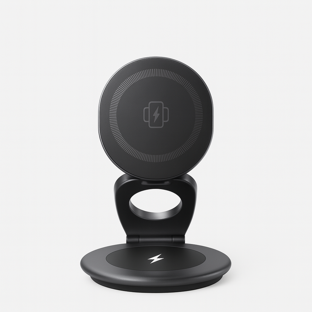 3-in-1 MagSafe Wireless Charging Station – Foldable, Fast & Portable - Borcelle Tech