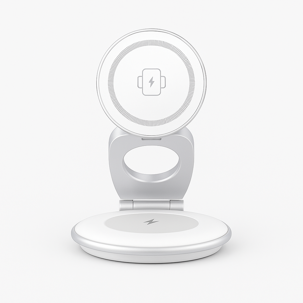 3-in-1 MagSafe Wireless Charging Station – Foldable, Fast & Portable - Borcelle Tech