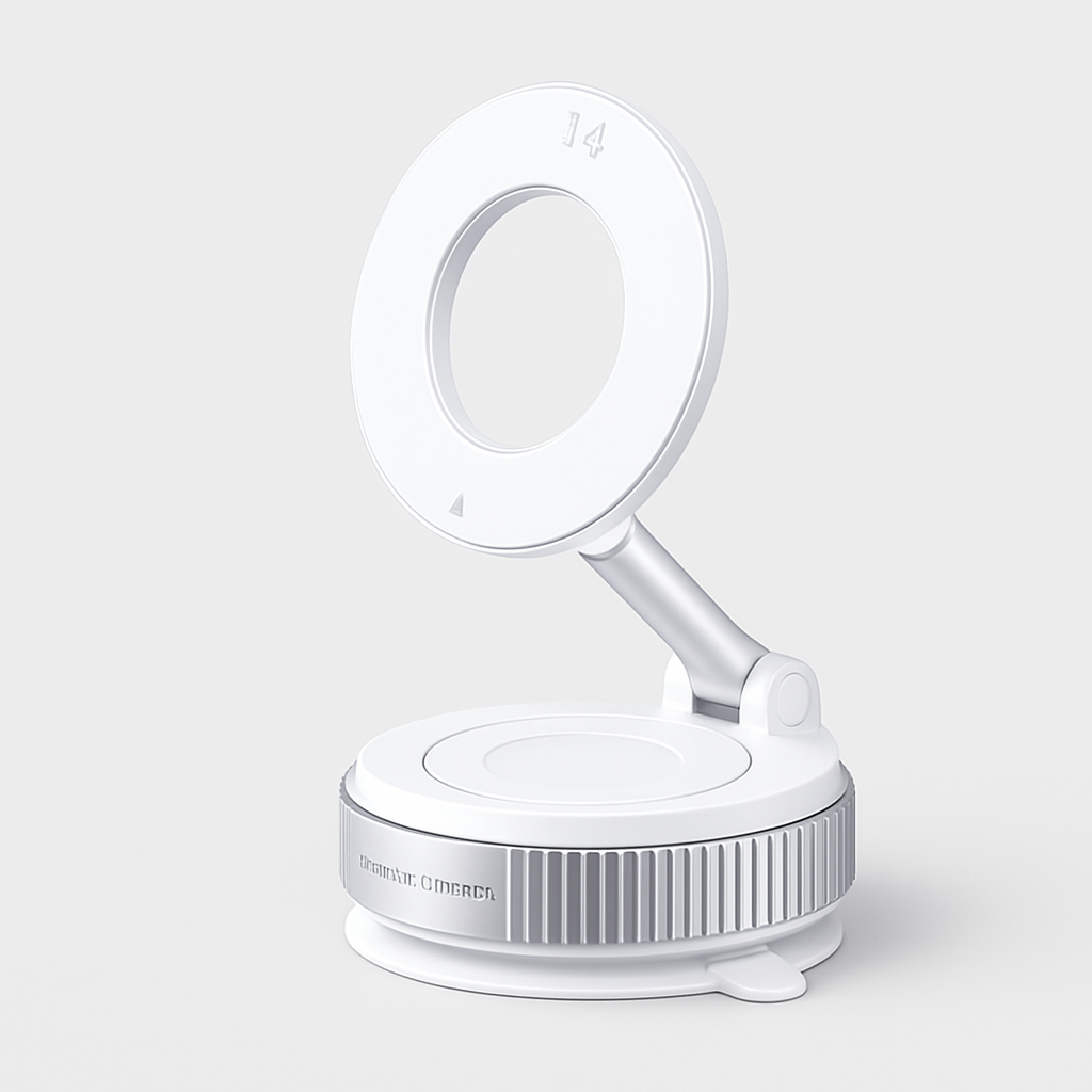 Vacuum Magnetic Phone Holder – Ultra-Secure 360° Adjustable Mount - Borcelle Tech