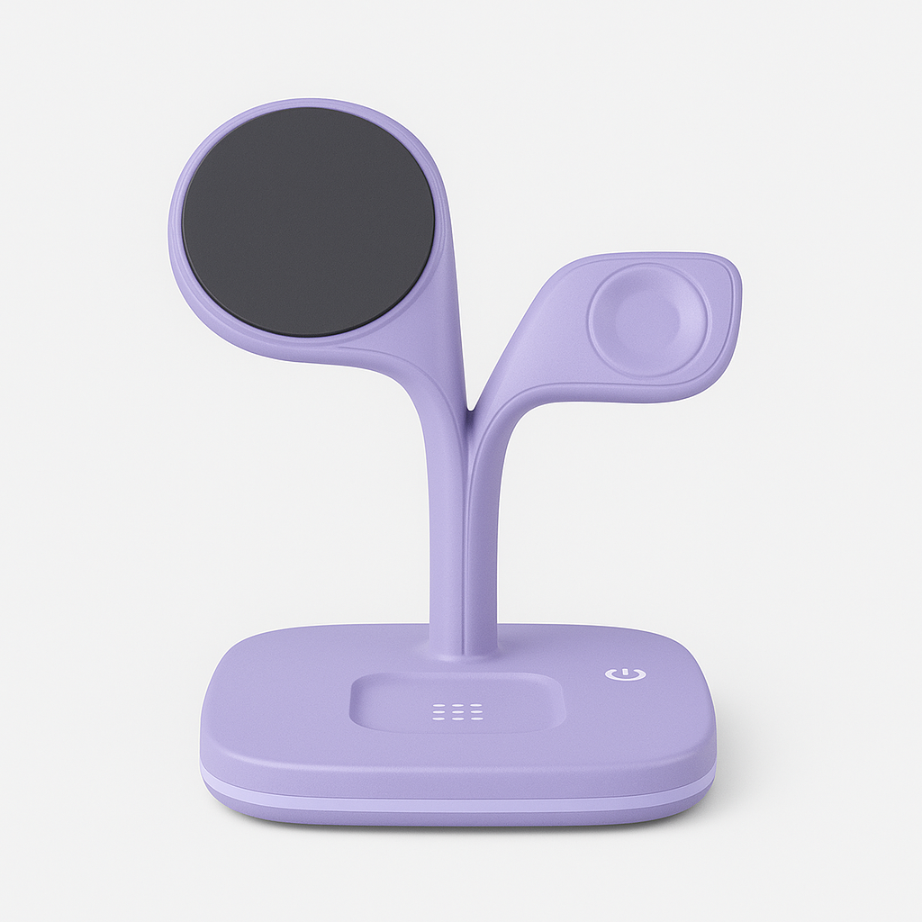 5-in-1 Magnetic Charging Dock – Fast Wireless Charger for Apple Devices - Borcelle Tech