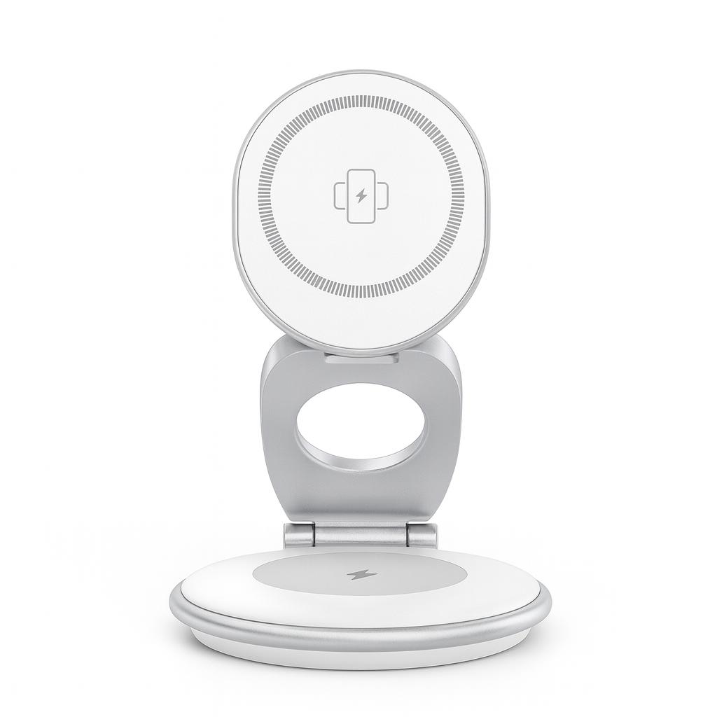3-in-1 MagSafe Wireless Charging Station – Foldable, Fast & Portable - Borcelle Tech