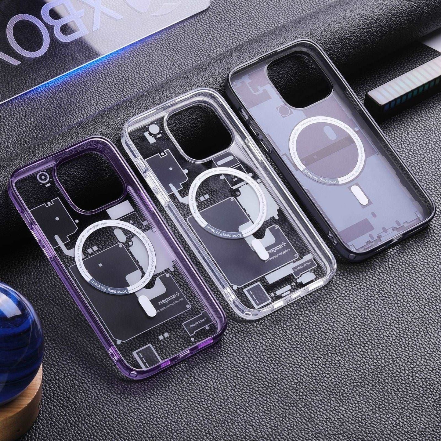 Acrylic Magnetic Drop - Resistant Phone Case - Borcelle Tech