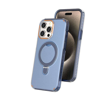 Magnetic Ring Rotation iPhone Case - Borcelle Tech