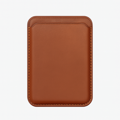 iPhone MagSafe Magnetic Leather Card Holder – Premium Wallet Case - Borcelle Tech