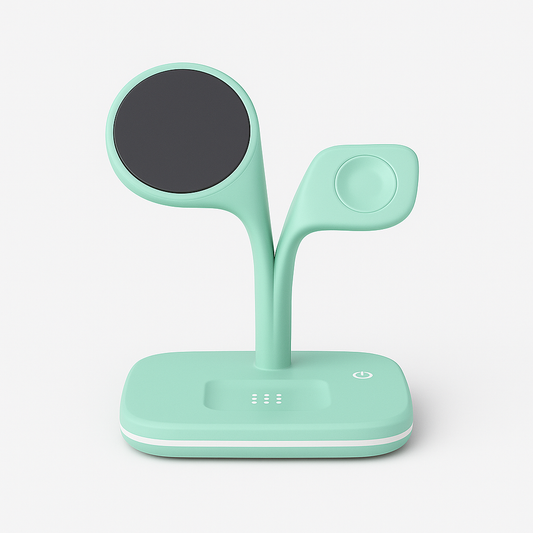 5-in-1 Magnetic Charging Dock – Fast Wireless Charger for Apple Devices - Borcelle Tech