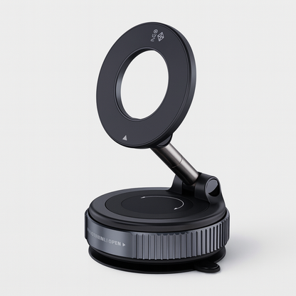 Vacuum Magnetic Phone Holder – Ultra-Secure 360° Adjustable Mount - Borcelle Tech