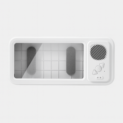 Waterproof Shower Phone Holder with Bluetooth Speaker – 360° Rotation - Borcelle Tech