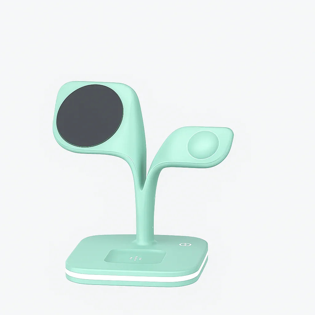 5-in-1 Magnetic Charging Dock – Fast Wireless Charger for Apple Devices - Borcelle Tech