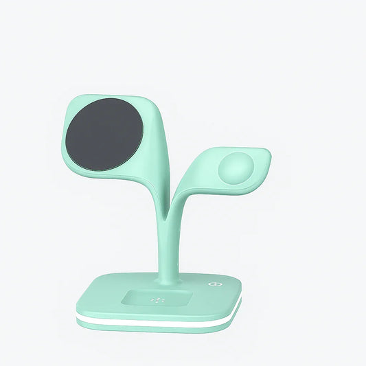 5-in-1 Magnetic Charging Dock – Fast Wireless Charger for Apple Devices - Borcelle Tech