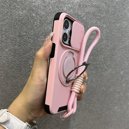 Magnetic iPhone Case with Strap