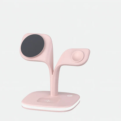 5-in-1 Magnetic Charging Dock – Fast Wireless Charger for Apple Devices - Borcelle Tech