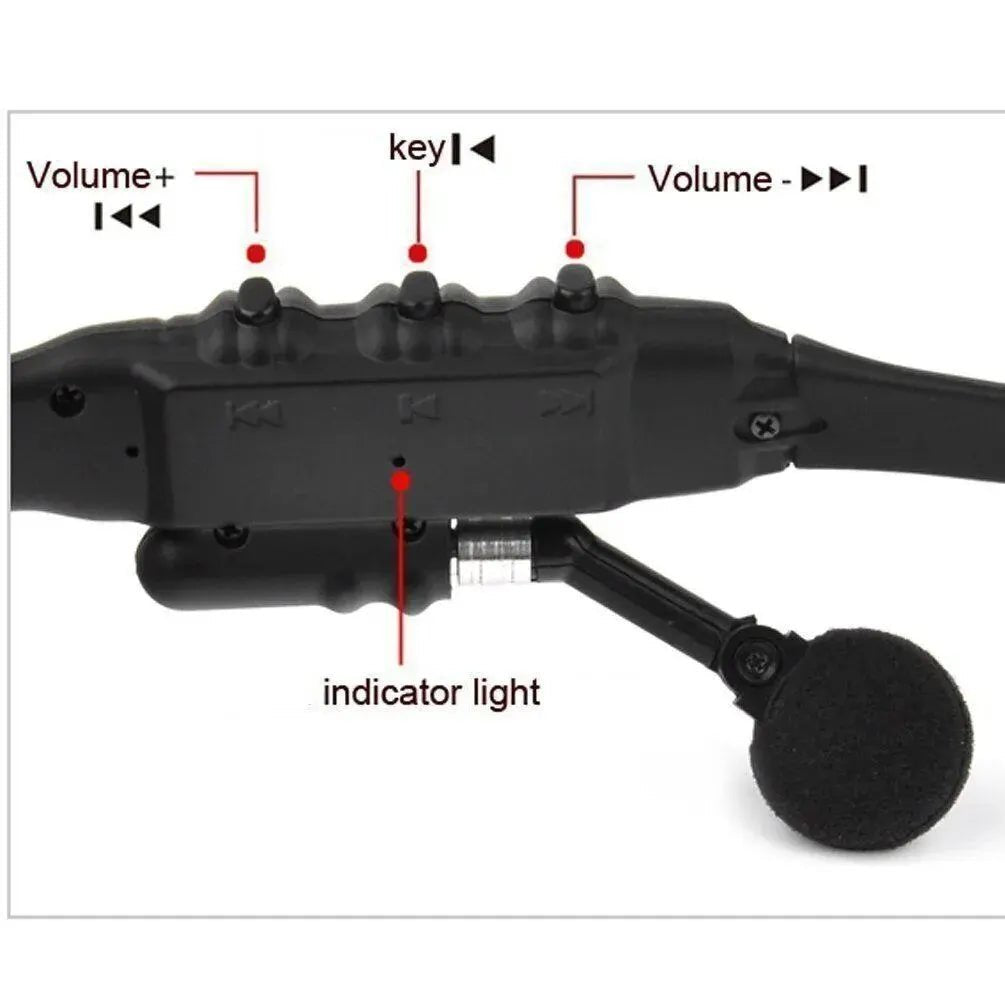 Wireless Headset with Mic Sunglasses - Borcelle Tech - Tech Accessories