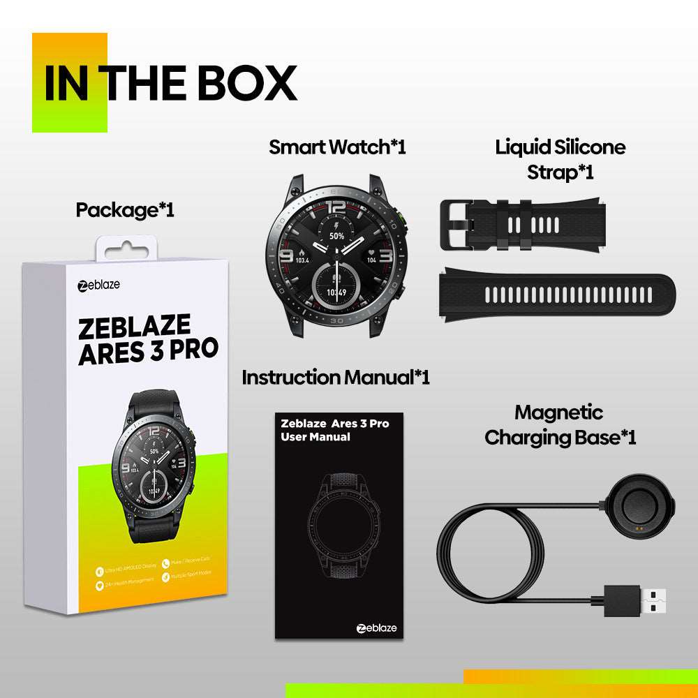 Zeblaze Ultimate Smartwatch for Active Men - Borcelle Tech - Tech Accessories