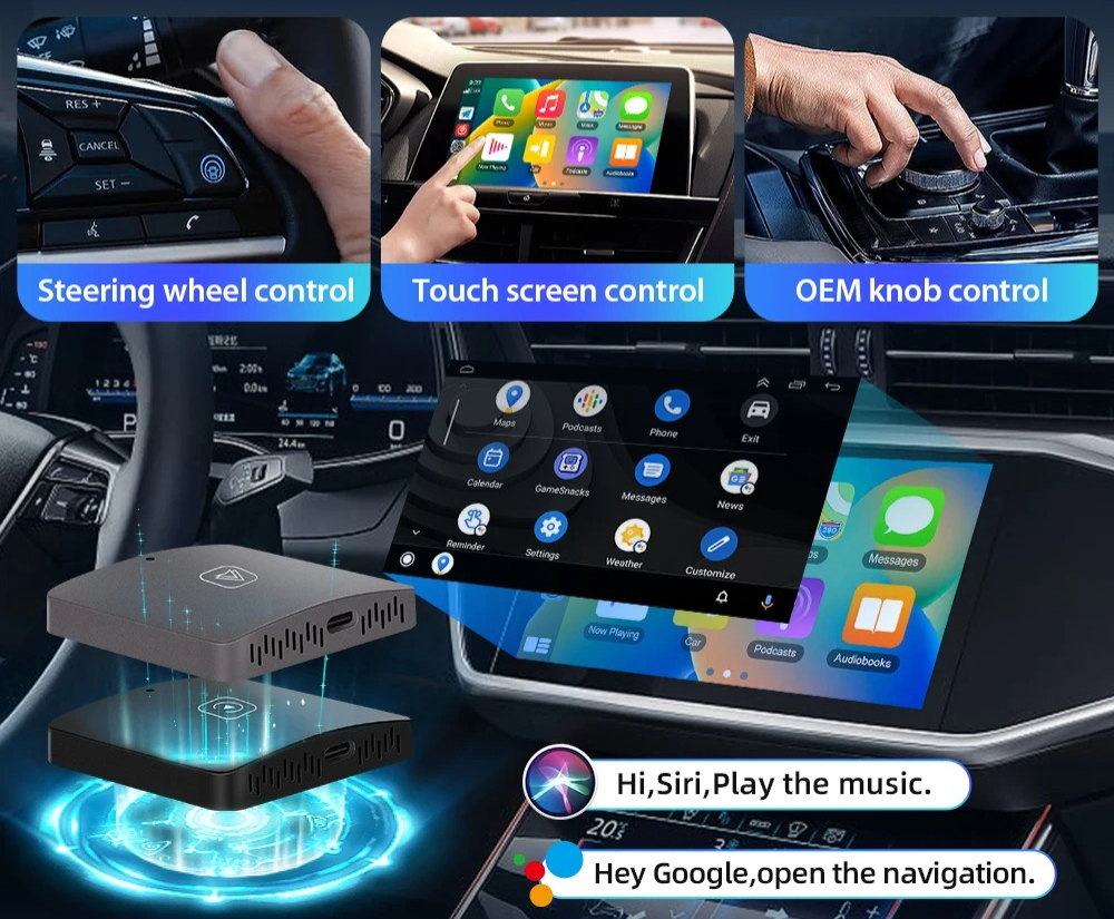 AI Box OTA Wireless CarPlay – Borcelle Tech