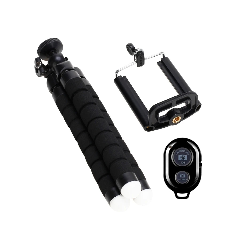 Flexible Phone Tripod with Camera Holder - Borcelle Tech