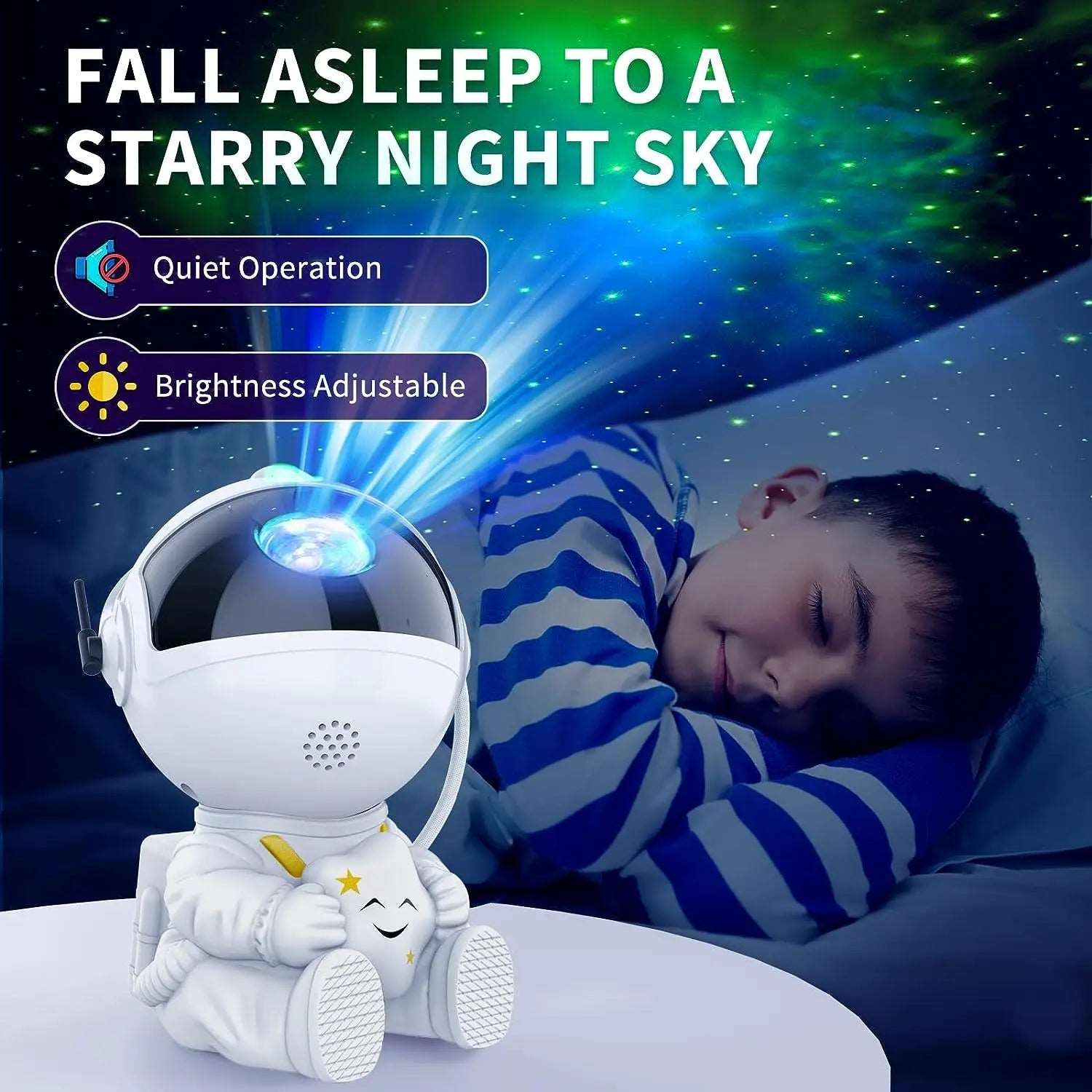 Night Light Astronaut Space Projector - Borcelle Tech