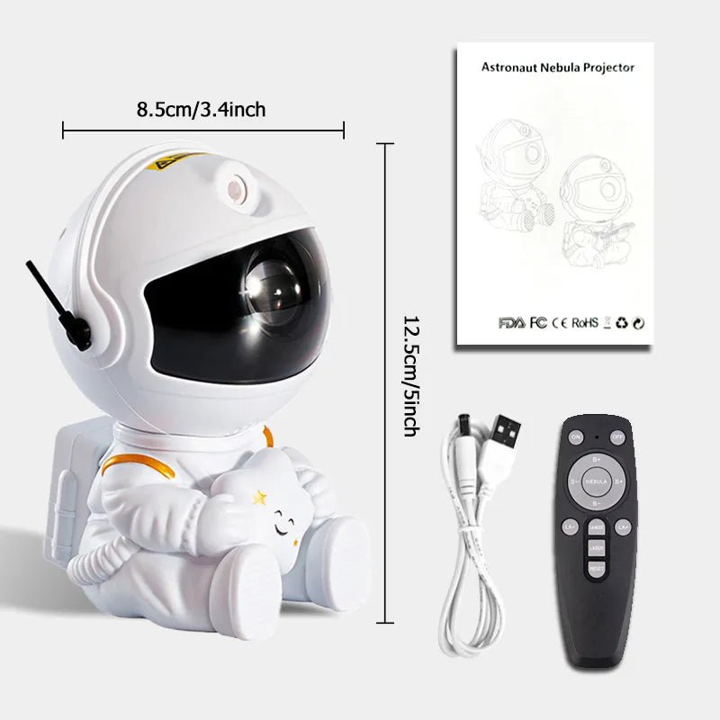 Night Light Astronaut Space Projector - Borcelle Tech