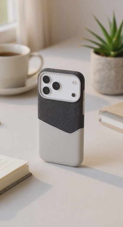 Leather Fabric Case for iPhone 17