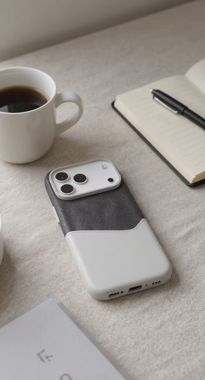 Leather Fabric Case for iPhone 17